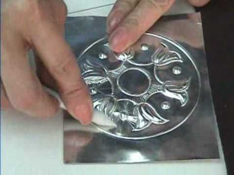 Как перенести рисунок на поверхность металлической пластины чеканка