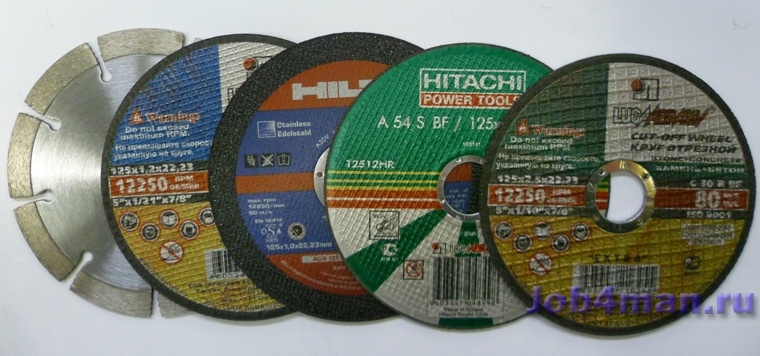 Какие бывают отрезные диски для болгарки