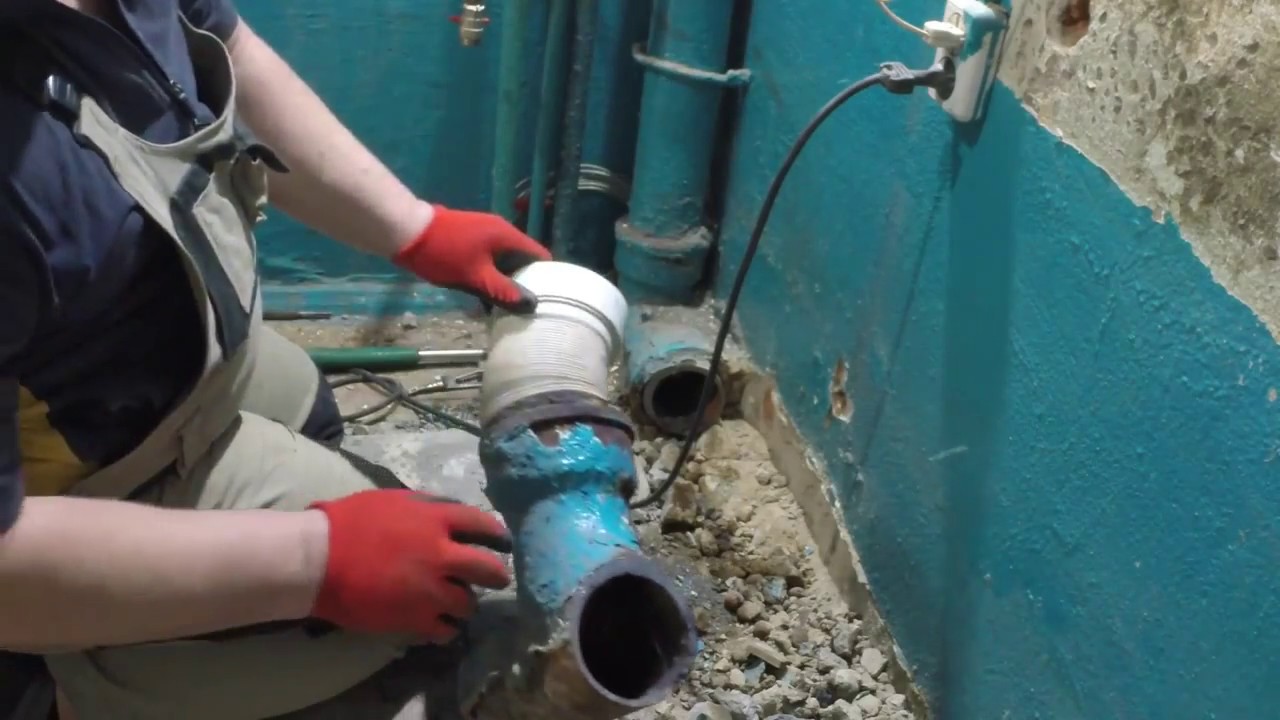 Резка безраструбных чугунных канализационных труб smart: способы и рекомендации