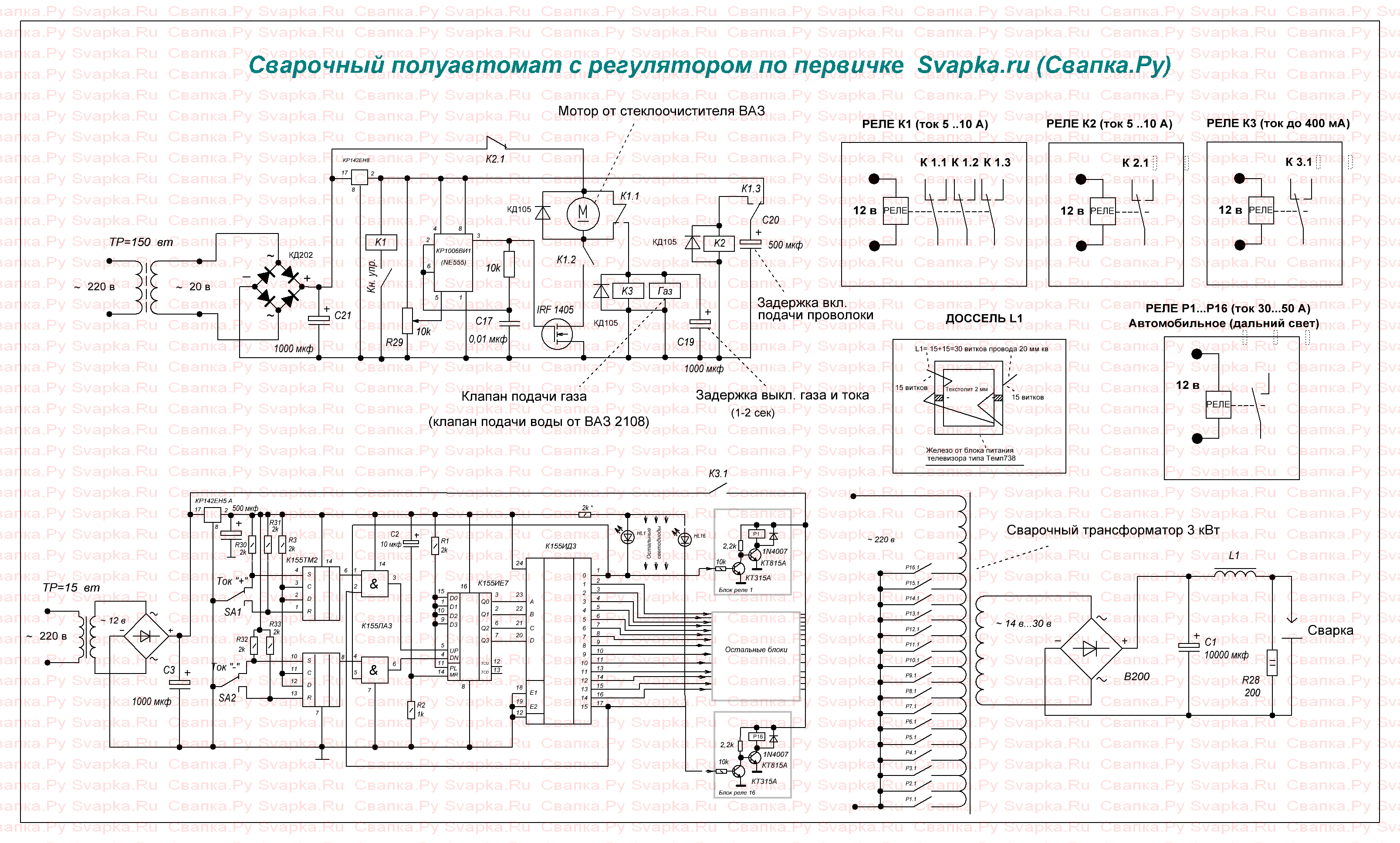 Инструкция по сбору самодельного сварочного полуавтомата из инвертора (схема, чертежи, этапы)