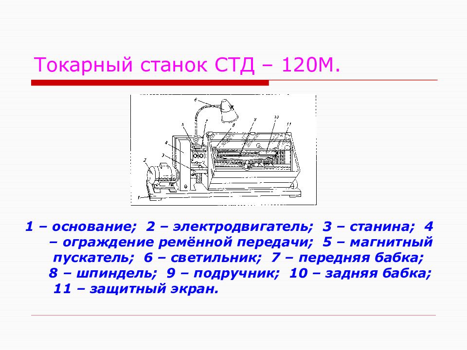 Стд 120 м токарный станок по дереву схема